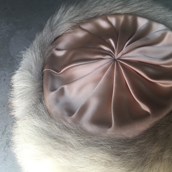 Vintage Fur and Pink Satin Hat main image 4